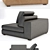Rustic Leather Sofa: Gustav 3D model small image 2