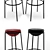 VRay Lotto Counter Stool: High Poly 3D Model 3D model small image 2