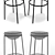 VRay Lotto Counter Stool: High Poly 3D Model 3D model small image 3