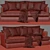 Haven Sofa: West Elm's 002 3D model small image 2