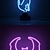 Neon Animal Sculptures: Vibrant Novelty Lighting 3D model small image 3