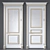 Elegant Classic Interior Doors 3D model small image 1