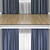 8 Color Mesh Curtains: Stunning & Versatile 3D model small image 2