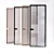 L7 Aluminum and Glass Door 3D model small image 1