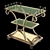 Elegant Rivoli Serving Cart 3D model small image 2