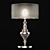 Galassia Ncl 180: Modern Metal Textile Lamp 3D model small image 1