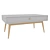 Modern White Coffee Table with Drawer & Niche 3D model small image 1