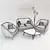 Vintage Semeon Upholstered Furniture Set 3D model small image 2