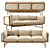 Garsnas-Bleck: Elegant and Versatile Sofa 3D model small image 1