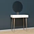 Modern Mirrored Dressing Table 3D model small image 2