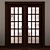 Classic Tuscany Doors with Grigliato Design 3D model small image 1