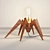 Spider Pendant Light: Elegant and Versatile 3D model small image 1