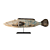 Mali Wood Puppet Fish 3D model small image 1