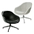 Modern and Sleek Lounge Chair 3D model small image 1