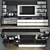 Multifunctional TV Stand & Workspace 3D model small image 1