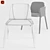 Modern Chair: KRISTALIA Plate 50 3D model small image 3