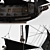 Sleek Black Pearl 3D Model 3D model small image 2