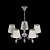 Elegant Freya Luciana Chandelier 3D model small image 2
