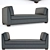 Vintage Hayden Leather Bench 3D model small image 2