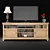 Elegant Pineland TV Stand 3D model small image 1