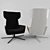 Lucca Chair: Versatile Elegance 3D model small image 2