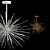 Stellar Shine Modern Chandelier 3D model small image 2