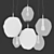 Infinity Pendant Light: Hand-Blown Glass 3D model small image 3