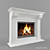 Elegant Fireplace Portal 3D model small image 1
