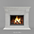 Elegant Fireplace Portal 3D model small image 2