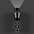 Pocket-Sized Black Flashlight 3D model small image 1