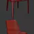 Poliform Grace Armless Chair: Elegant Seating Solution 3D model small image 3