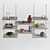 Minimalist Floating Wall Shelves 3D model small image 2