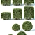 Optimized Cotoneaster Hedge: 5 Cube & Sphere Sets 3D model small image 2
