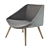 Vintage-Inspired Gray Armchair 3D model small image 1