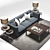 Sophisticate Collection: Alexander Sofa & Roman Table 3D model small image 2