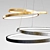 Golden Glow Pendant Light 3D model small image 1