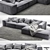BONALDO Peanut b 4 - Sleek & Contemporary Sofa 3D model small image 2