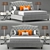 Elegant Toscanova Bed 3D model small image 1