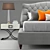Elegant Toscanova Bed 3D model small image 2