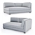  Hayden Leather Left-arm Sofa - 2014 Version 3D model small image 3