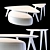 Oasis Andre Table & Ottoman Combo 3D model small image 3