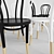 Classic Vienna Chair: Elegant and Stylish 3D model small image 2