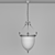 Elegant Eichholtz Lantern Chandelier 3D model small image 2