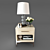 Sleek Modern Nightstand 3D model small image 1