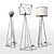 Industrial Steel Floor Lamps 3D model small image 1