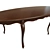 Classic Wood Table 3000 3D model small image 2