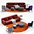 Luxury Comfort: Meridiani Hector Sofas 3D model small image 1