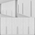 Art Deco Customizable Wardrobe 3D model small image 3