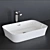 Modern Ceramic Washbasin - IPALYSS 3D model small image 2