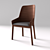 Cosmorelax Safia - Walnut Wood Chair 3D model small image 1
